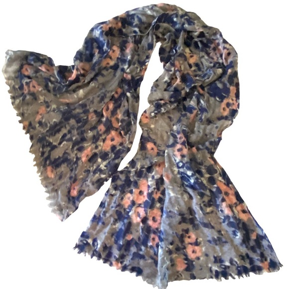 🌸HOST PICK🌸 Lucky Brand Floral Wool Scarf/Wrap - Picture 1 of 5